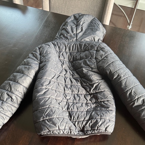 Cat & Jack Gray/Black Puffer Jacket - Picture 5 of 5